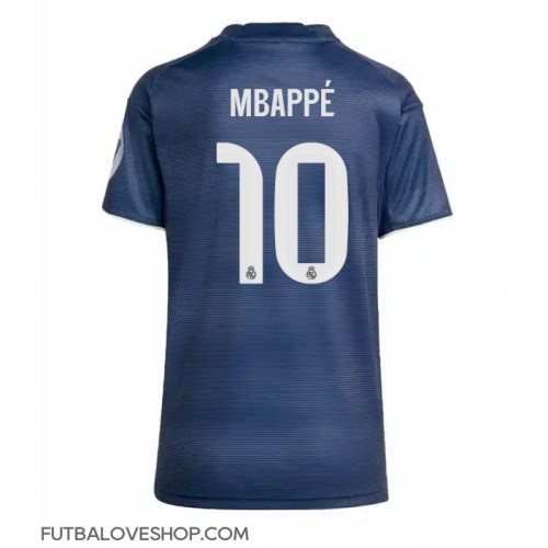 Dres Real Madrid Kylian Mbappe #10 Preč pre Ženy 2025-26 Krátky Rukáv